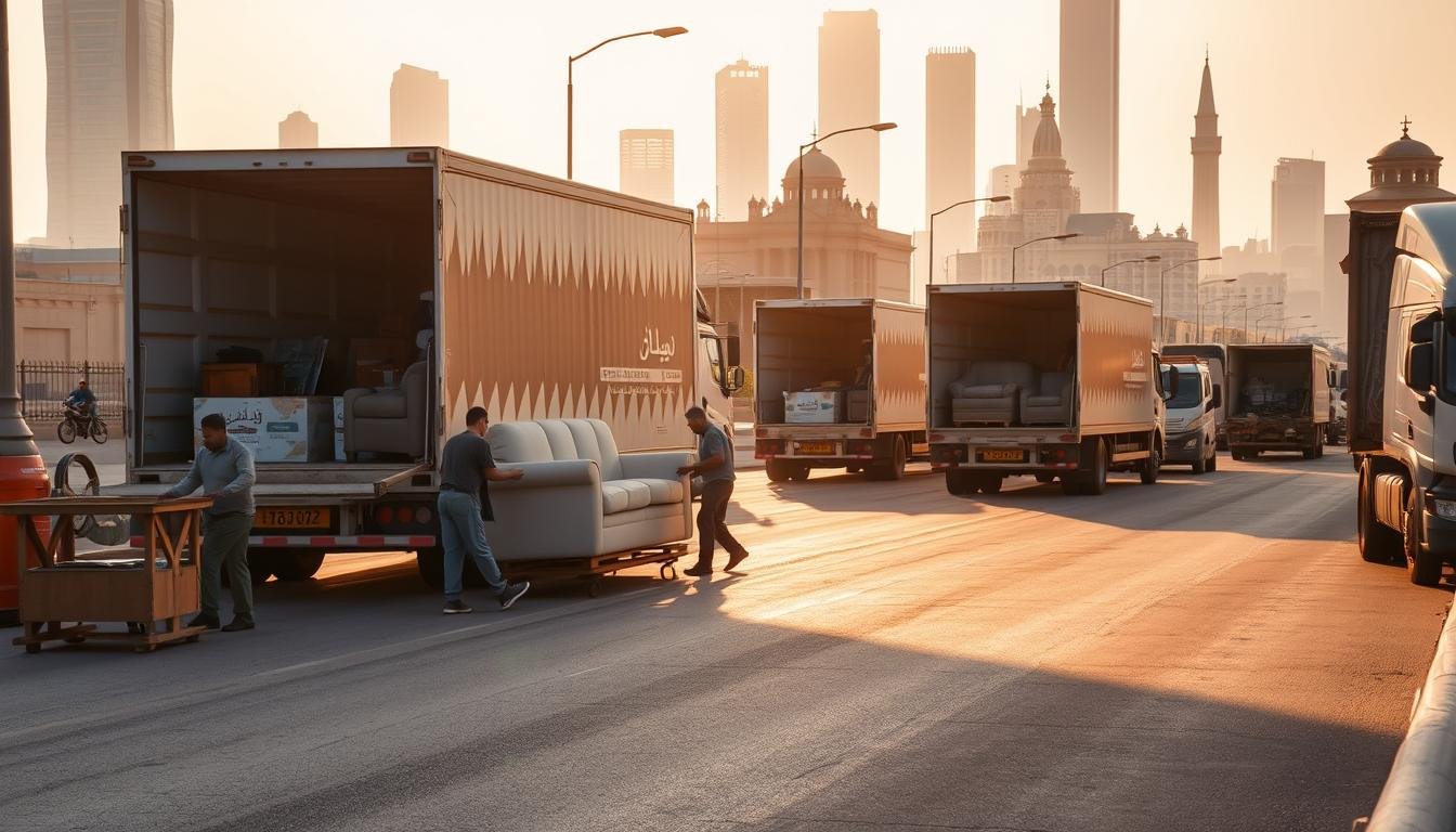 نقل عفش من جده إلى جيزان