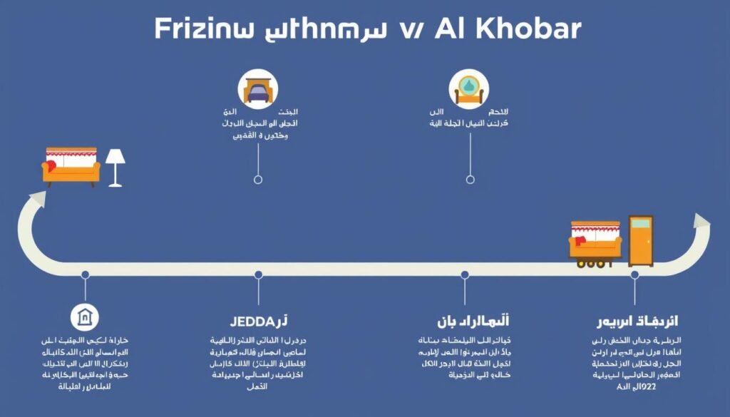 خطوات نقل العفش من جدة إلى الخبر خطوات نقل العفش من جدة إلى الخبر