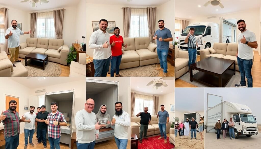 عملاء راضون عن خدمة نقل العفش من الرياض إلى الجبيل عملاء راضون عن خدمة نقل العفش من الرياض إلى الجبيل