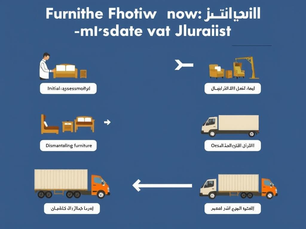 مراحل عملية نقل العفش من الرياض إلى الجبيل بشكل منظم ومحترف مراحل عملية نقل العفش من الرياض إلى الجبيل بشكل منظم ومحترف