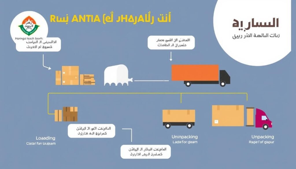 مراحل نقل العفش من الرياض إلى الدمام