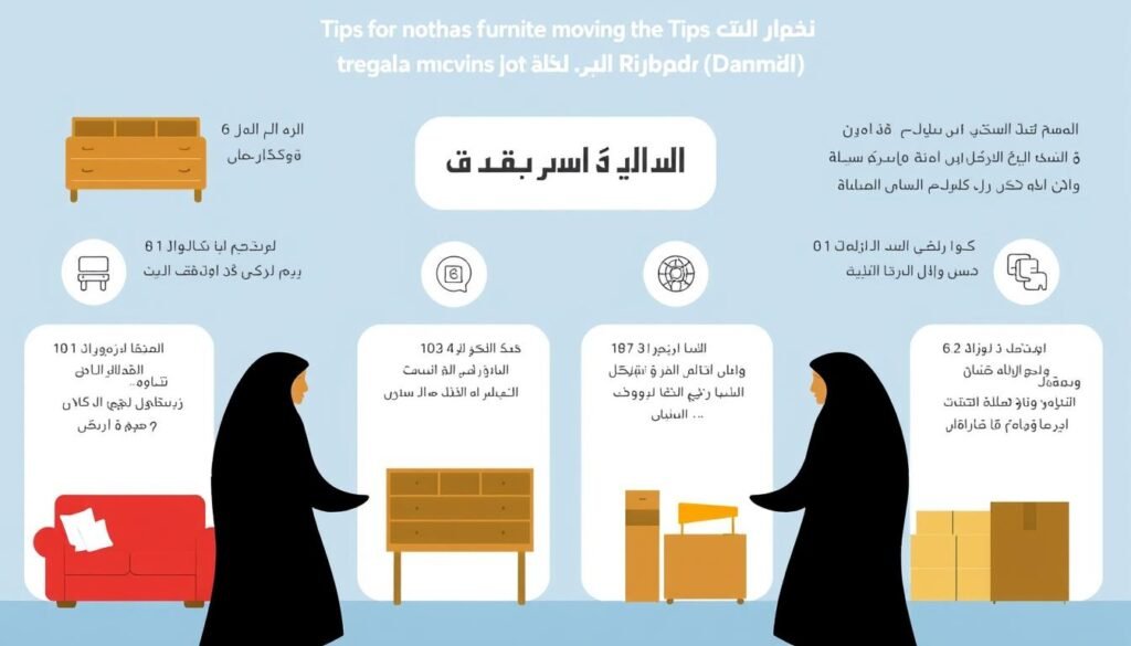 نصائح لنقل العفش من الرياض إلى الدمام