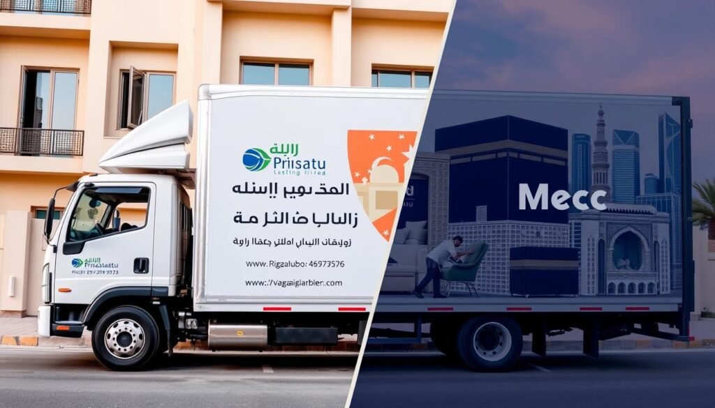 أفضل شركة نقل عفش من الرياض إلى مكة - الاختيار الأمثل