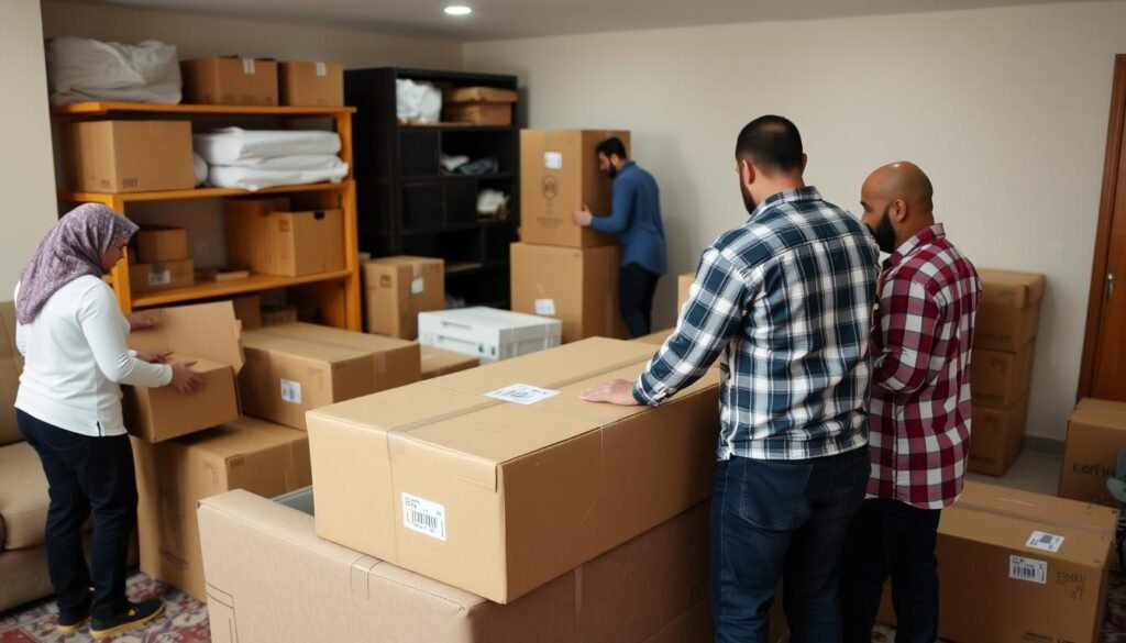 إعداد وتجهيز العفش قبل نقله من الرياض إلى خميس مشيط