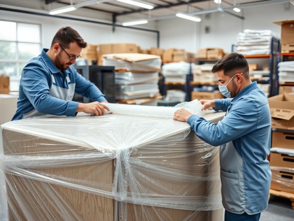 تغليف احترافي للأثاث أثناء نقل عفش الرياض إلى الزلفي تغليف احترافي للأثاث أثناء نقل عفش الرياض إلى الزلفي