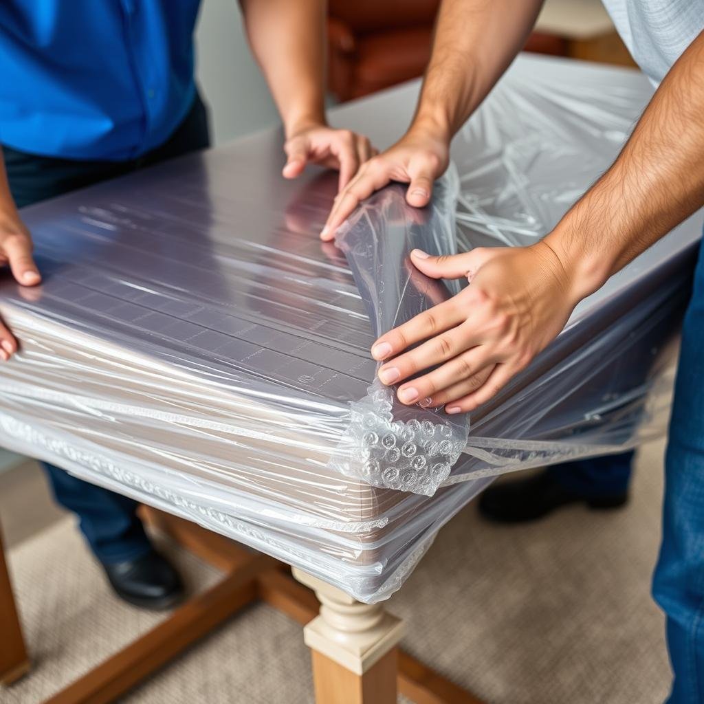 تغليف احترافي للأثاث باستخدام مواد عالية الجودة لنقله من الرياض إلى الخرج