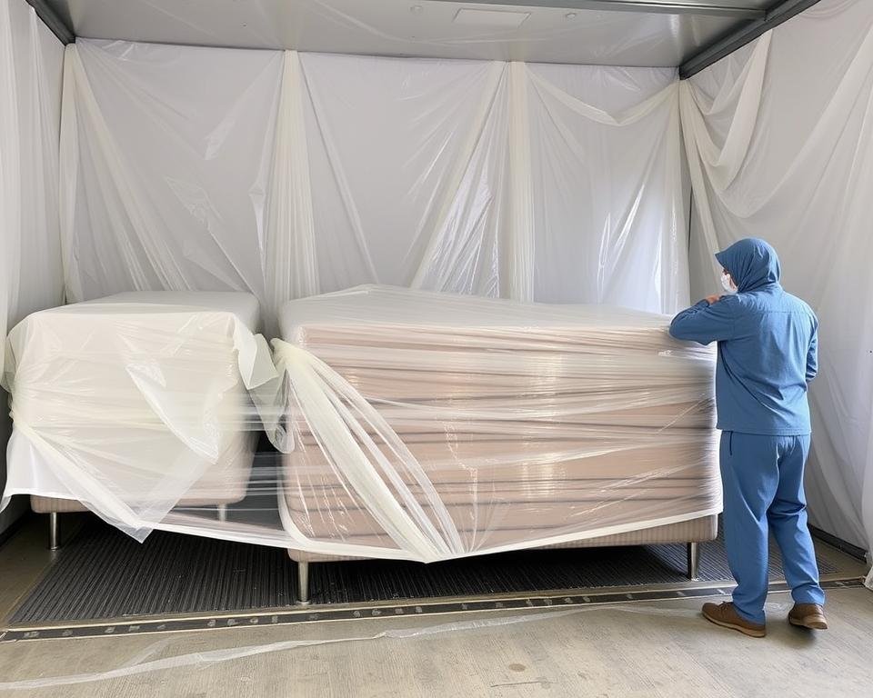 تغليف احترافي للأثاث ضمن خدمة نقل عفش الرياض إلى خميس مشيط