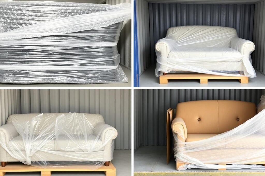 تغليف احترافي للأثاث عند نقل عفش الرياض إلى القنفذة