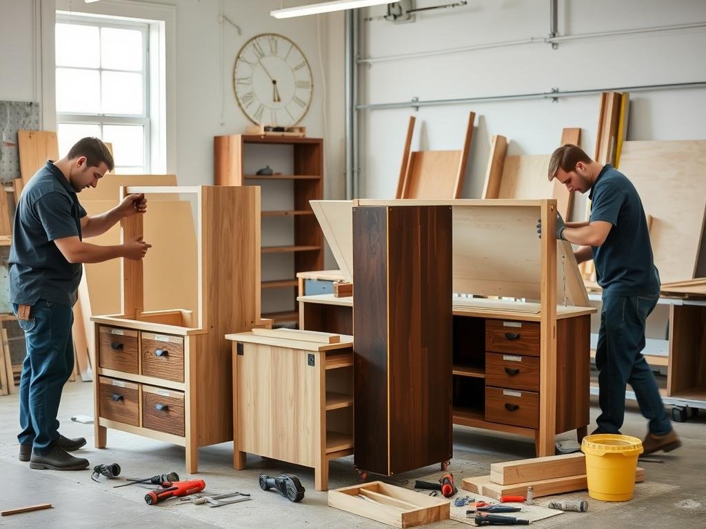 خدمات فك وتركيب الأثاث عند نقل عفش الرياض للقنفذة