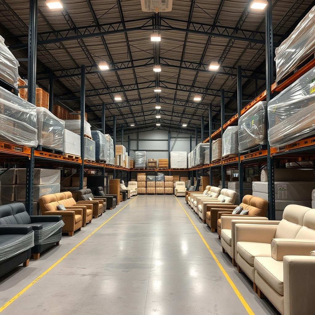 خدمة تخزين الأثاث أثناء نقل أثاث الرياض إلى بيشة