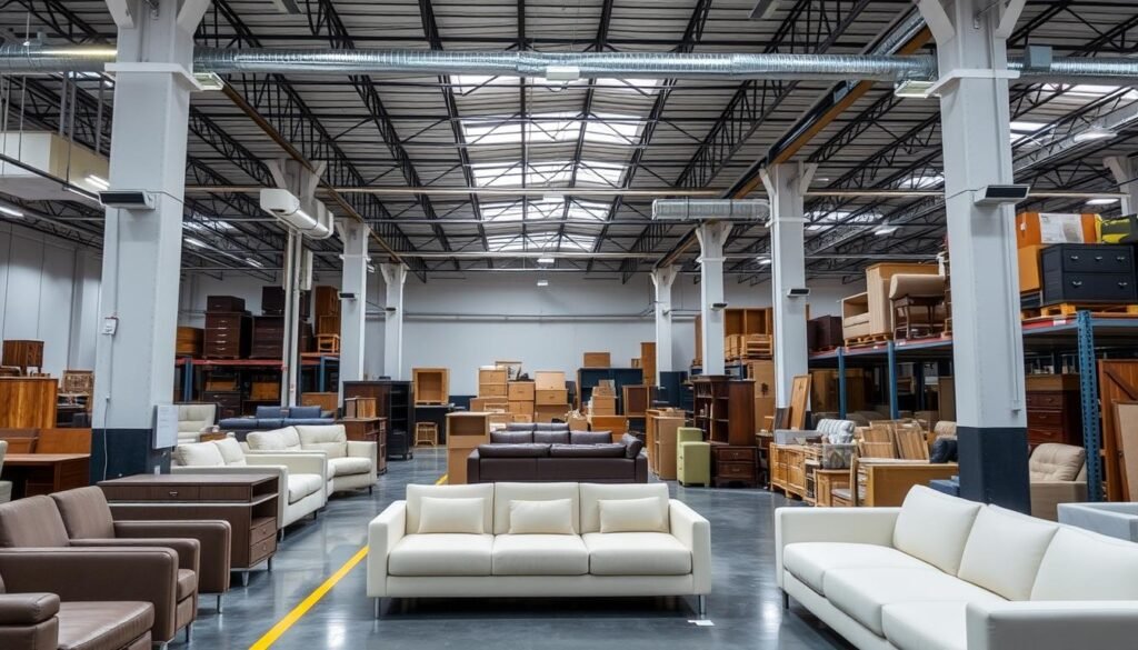 خدمة تخزين الأثاث في مستودعات آمنة ومكيفة