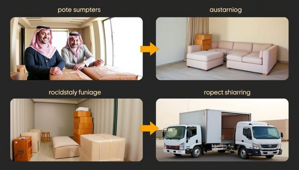 خدمة متكاملة لنقل عفش الرياض إلى القصيم مع تغليف كامل