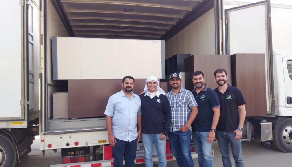 خدمة متكاملة لنقل عفش الرياض إلى ينبع