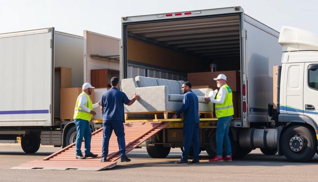 خدمة نقل أثاث احترافية من الرياض إلى القنفذة