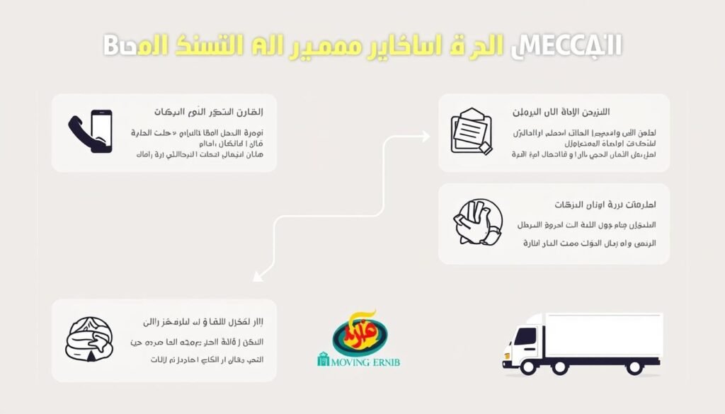 خطوات حجز خدمة نقل العفش من الرياض إلى مكة