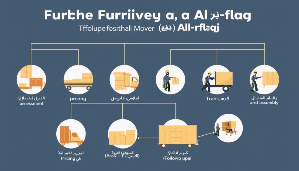 خطوات نقل الأثاث من الرياض إلى الأفلاج