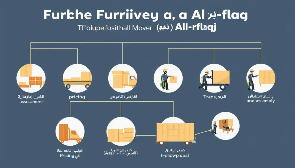 خطوات نقل الأثاث من الرياض إلى الأفلاج