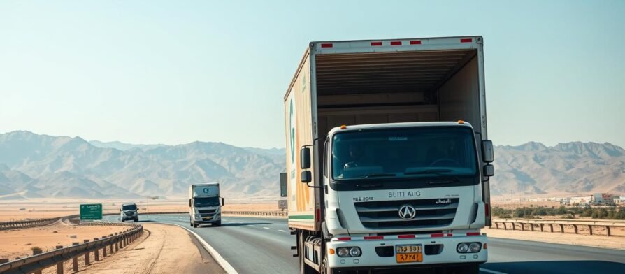 شاحنات نقل عفش من الرياض إلى الطائف تحمل أثاثاً بعناية