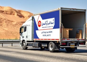 شاحنة شحن عفش من الرياض إلى جازان مجهزة بأحدث المعدات