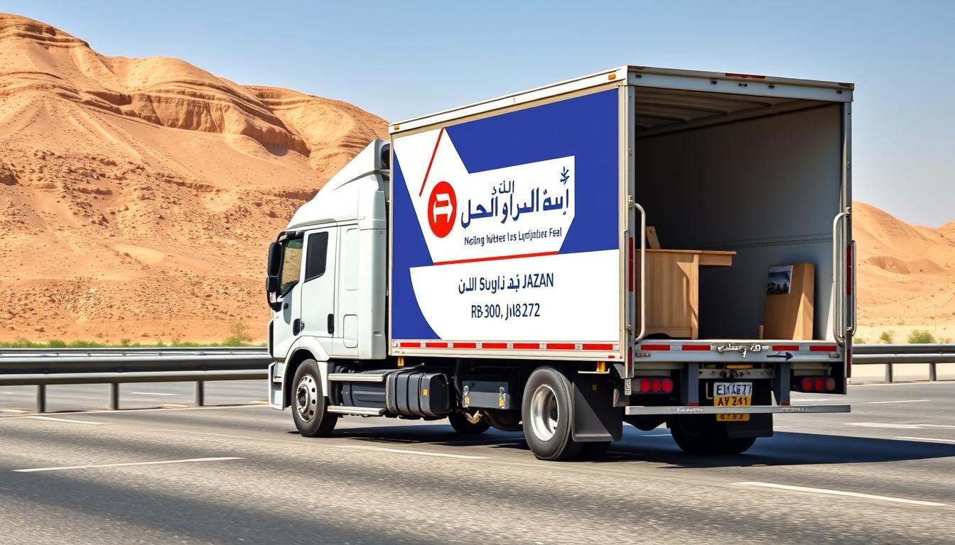 شاحنة شحن عفش من الرياض إلى جازان مجهزة بأحدث المعدات