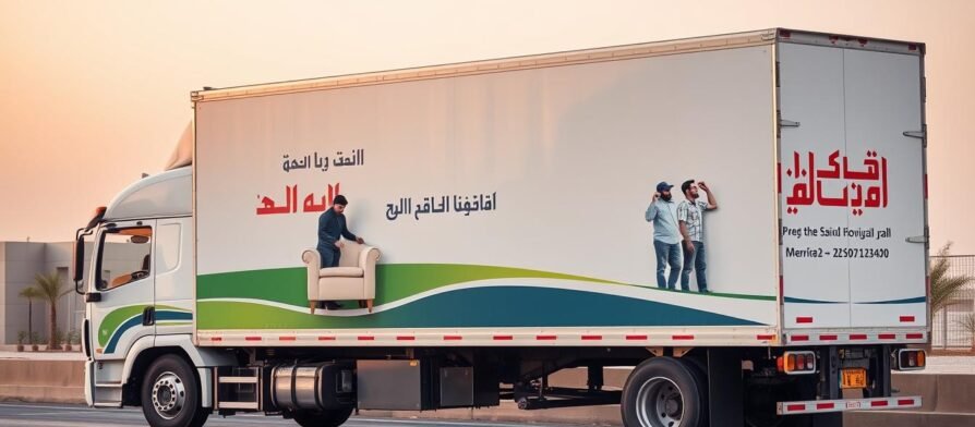 شاحنة نقل أثاث من الرياض إلى المدينة المنورة مع فك وتركيب