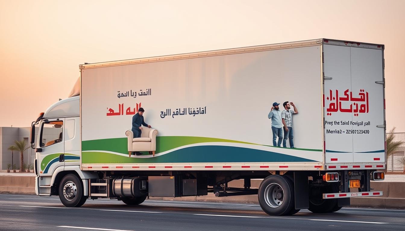 شاحنة نقل أثاث من الرياض إلى المدينة المنورة مع فك وتركيب