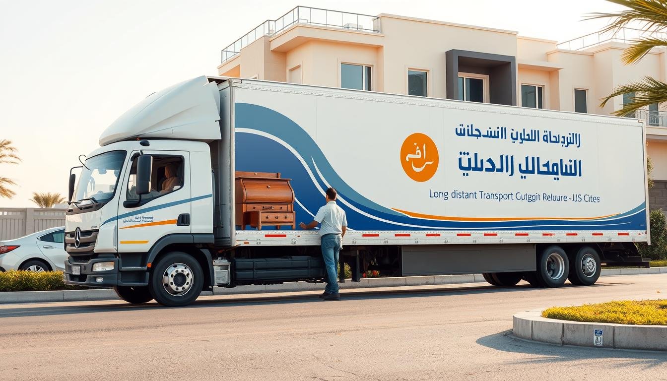 شاحنة نقل عفش من الرياض إلى بريدة مجهزة بأحدث التقنيات