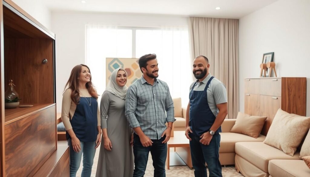 عملاء راضون عن خدمة نقل عفش الرياض إلى ينبع