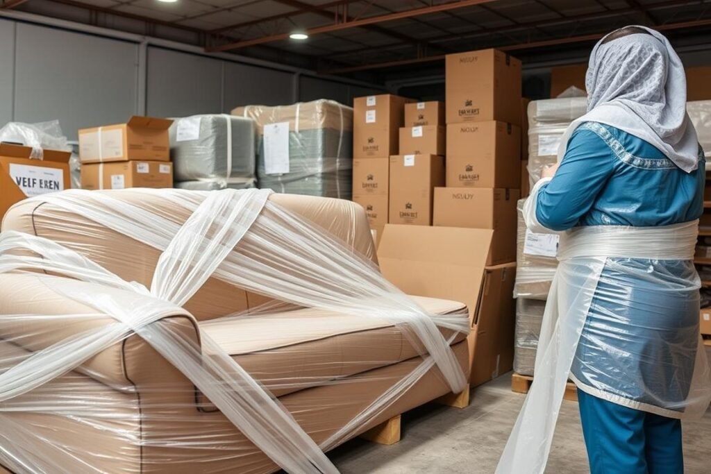 عملية تغليف وتعبئة الأثاث لنقل عفش الرياض إلى الدرعية عملية تغليف وتعبئة الأثاث لنقل عفش الرياض إلى الدرعية