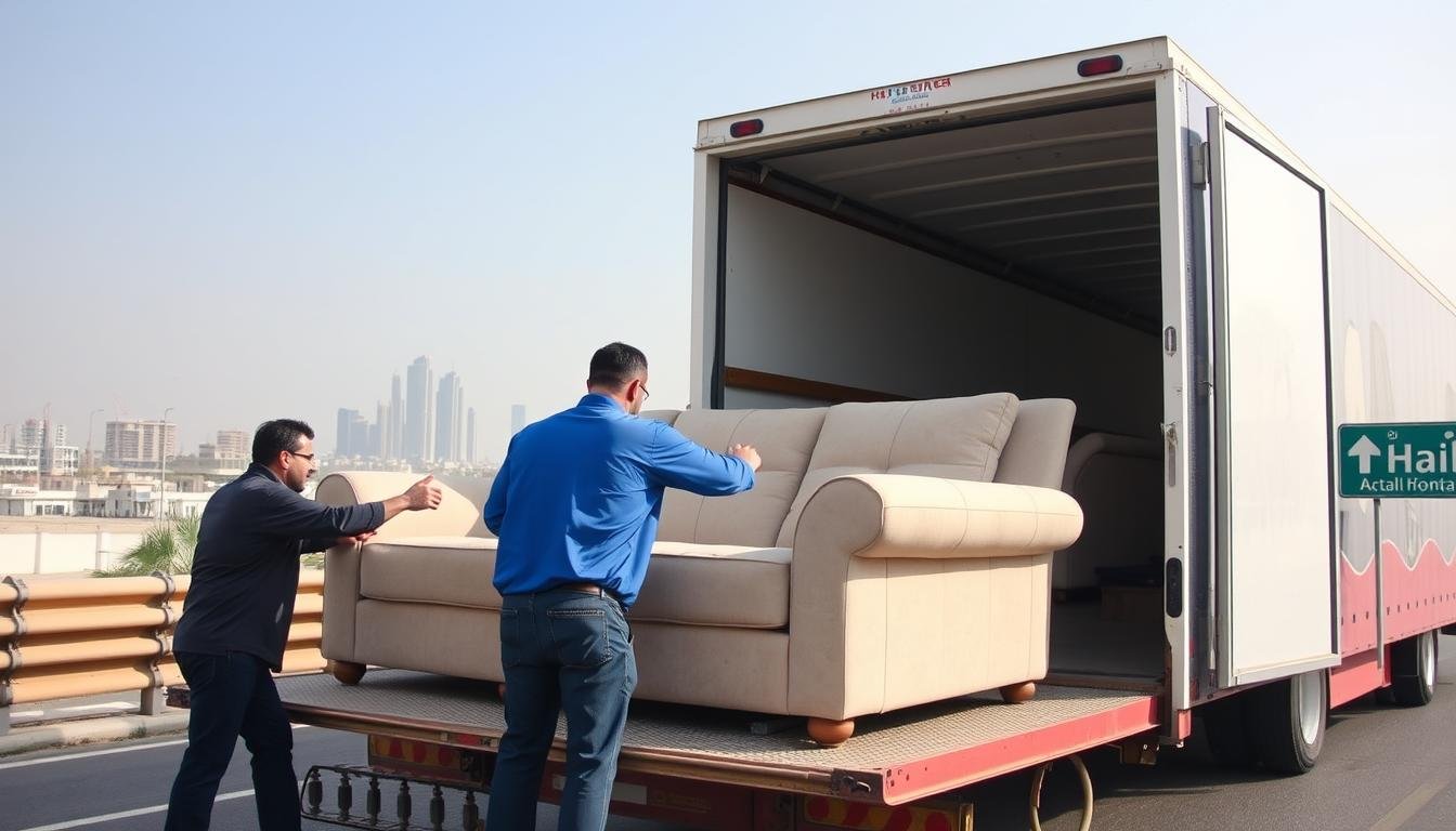 عملية نقل أثاث الرياض إلى حائل بواسطة فريق محترف