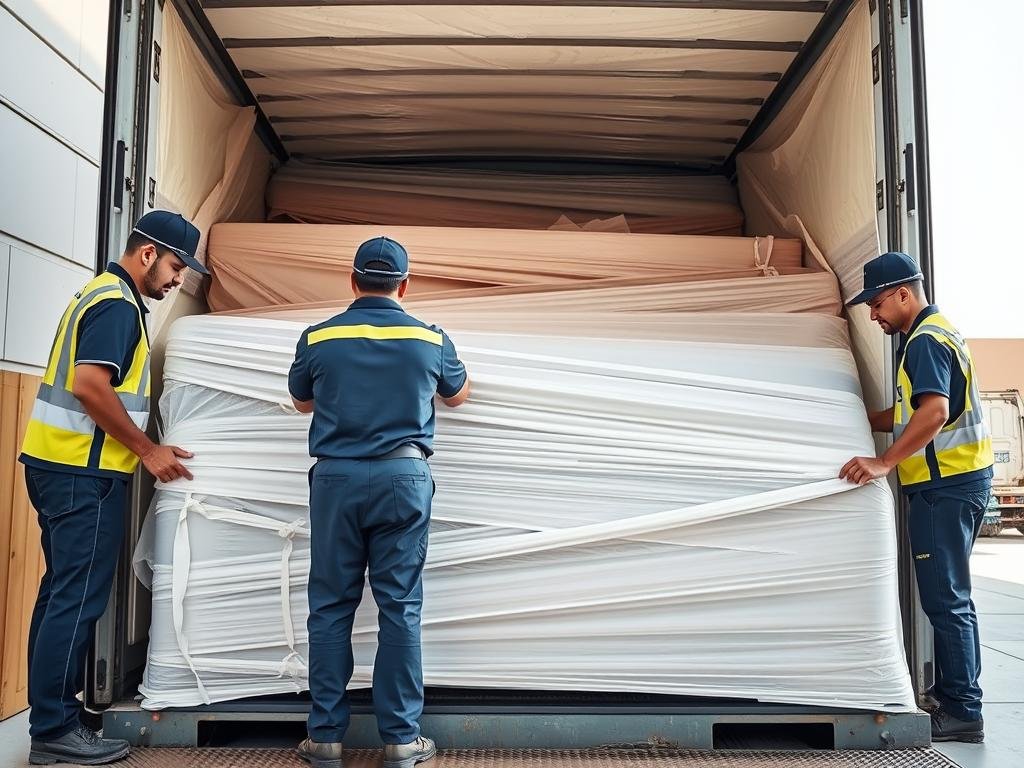 فريق متخصص في نقل أثاث الرياض إلى بيشة