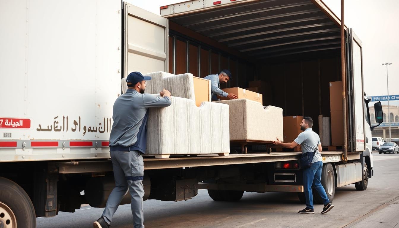 فريق متخصص في نقل العفش من الرياض إلى مكة