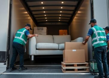 فريق محترف ينقل عفش من الرياض إلى محايل عسير