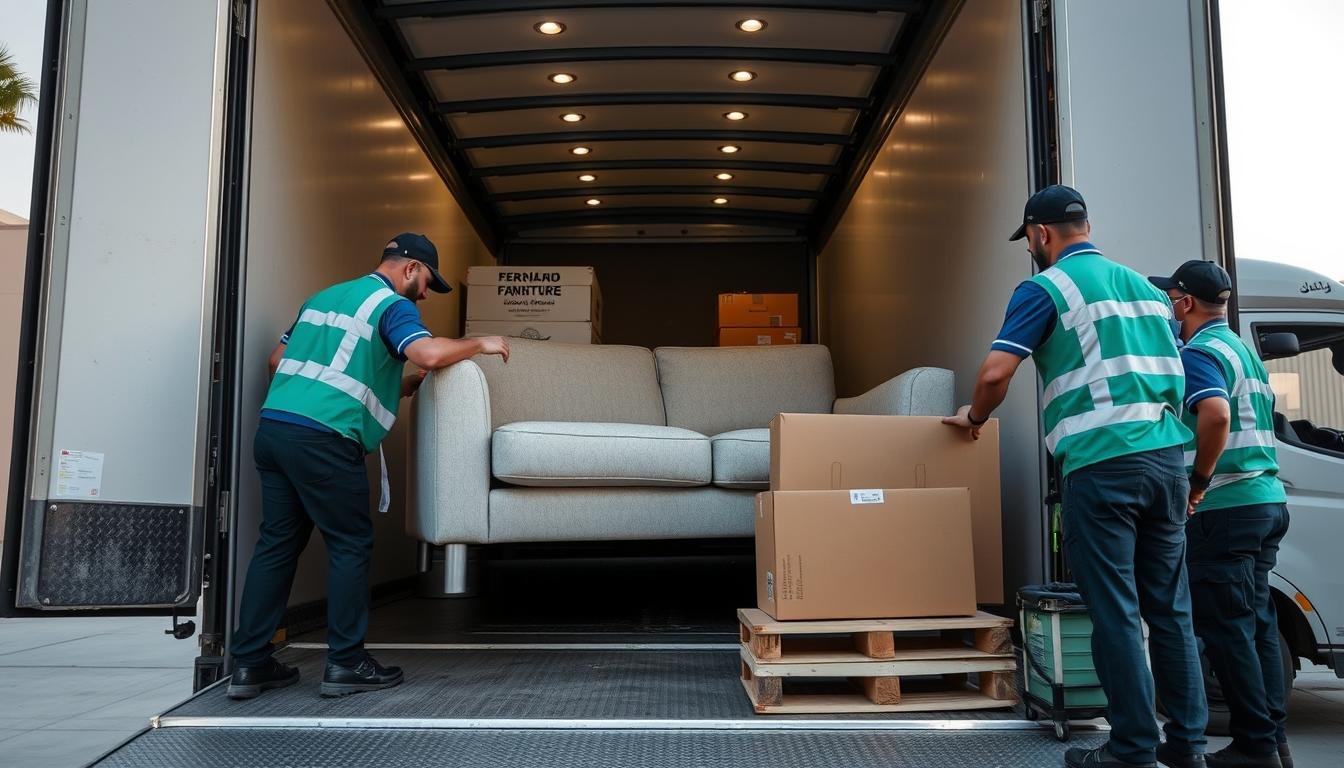 فريق محترف ينقل عفش من الرياض إلى محايل عسير