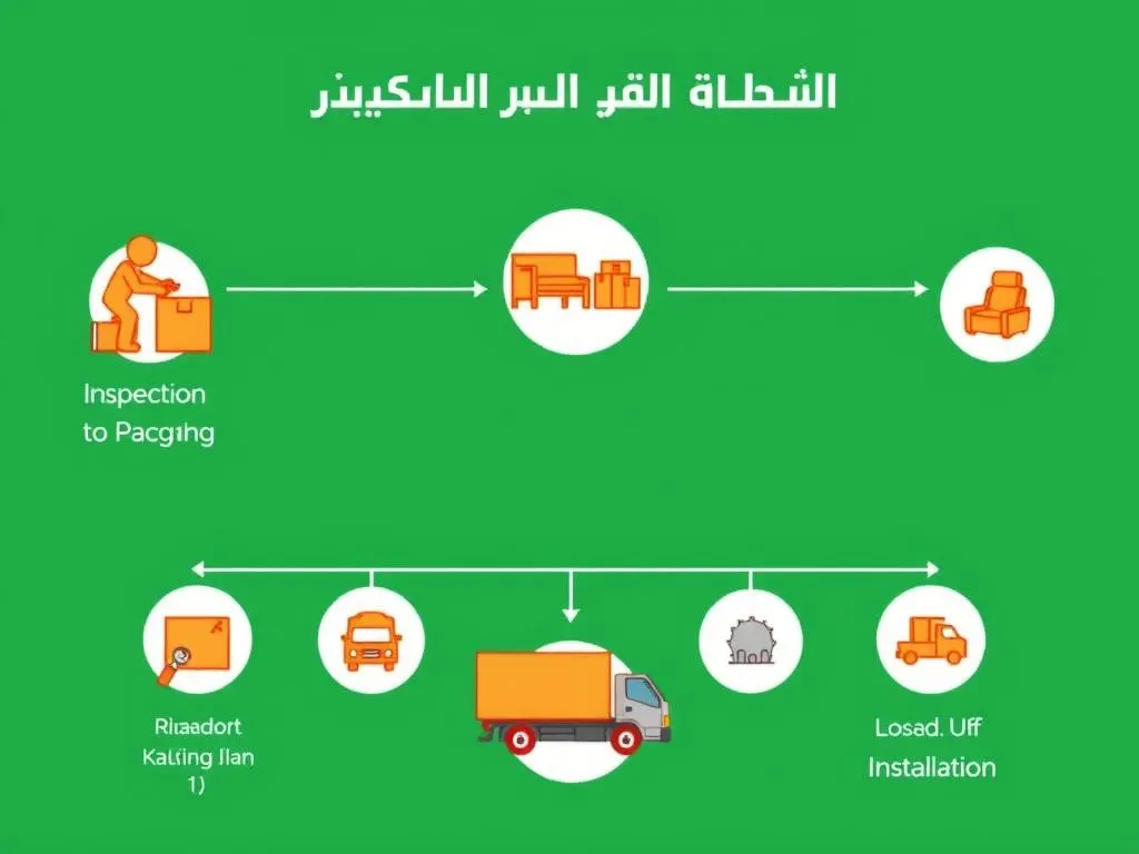 مراحل نقل العفش من الرياض إلى بريدة بشكل منظم ومحترف