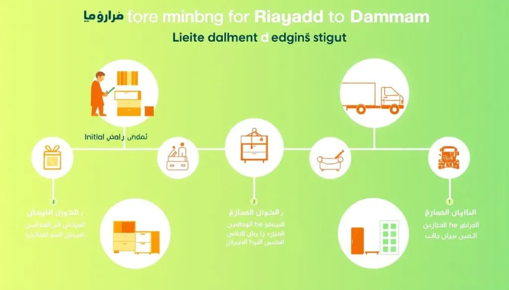 مراحل نقل عفش الرياض إلى الدمام مع شركة نقل1 مراحل نقل عفش الرياض إلى الدمام مع شركة نقل1