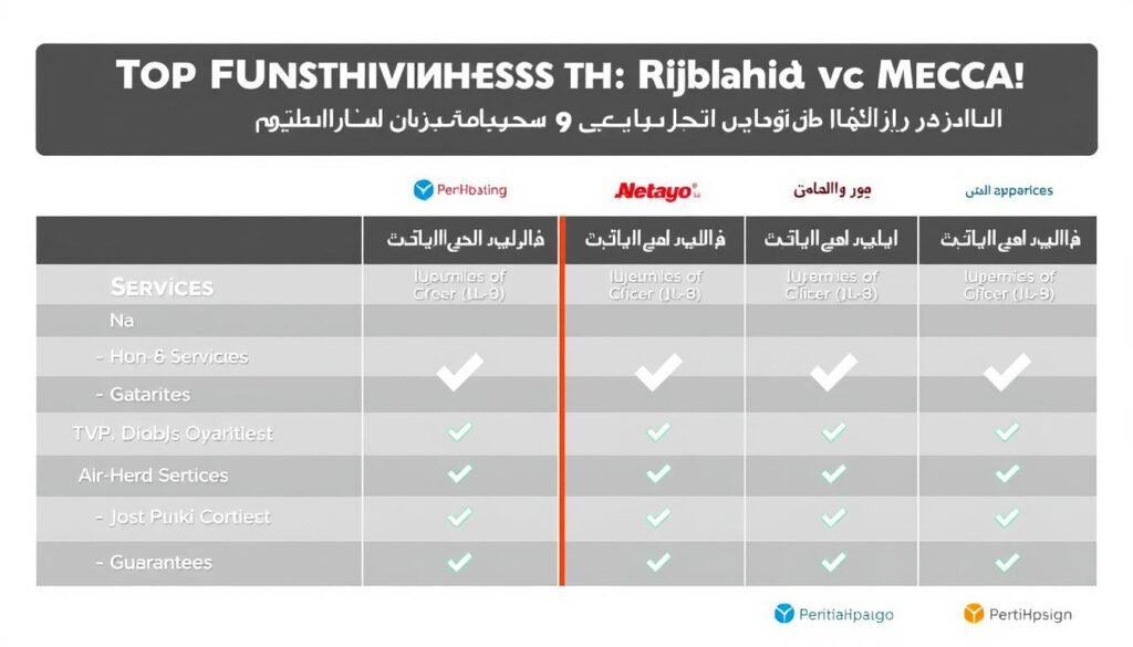 مقارنة بين أفضل شركة نقل عفش من الرياض إلى مكة والشركات الأخرى