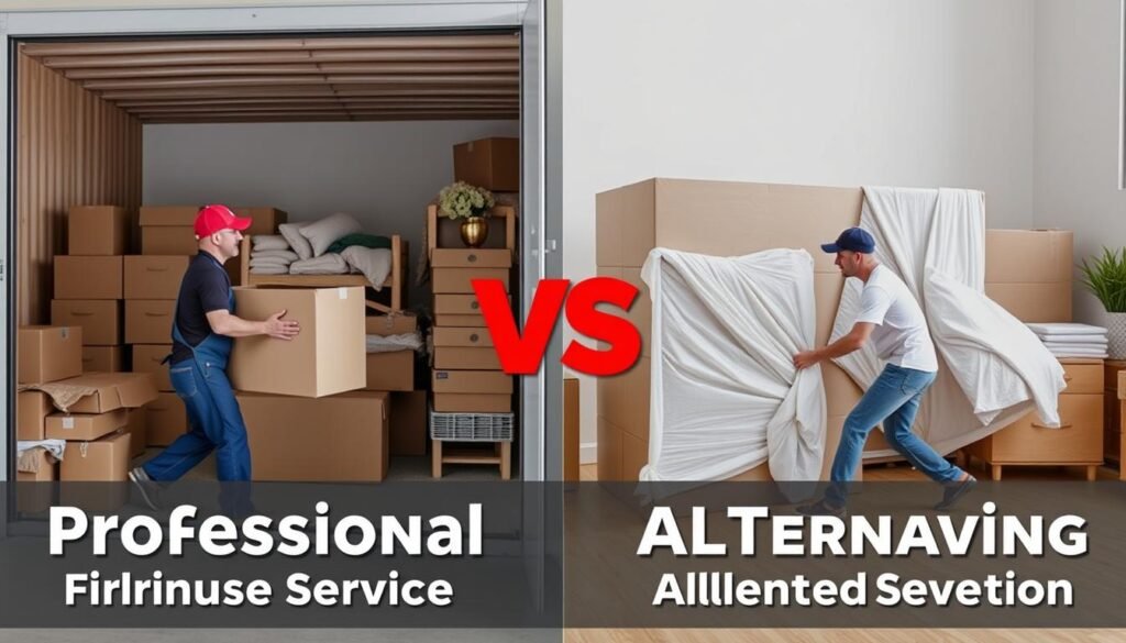 مقارنة بين خدمتنا والبدائل الأخرى لنقل الأثاث