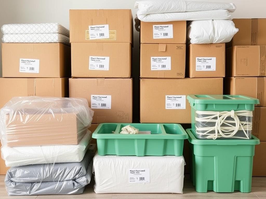 مواد تغليف عالية الجودة مستخدمة في نقل عفش الرياض إلى عرعر