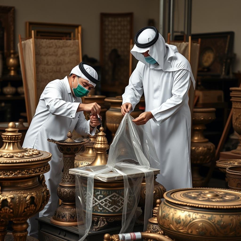 نقل التحف والأنتيكات من الرياض إلى بيشة