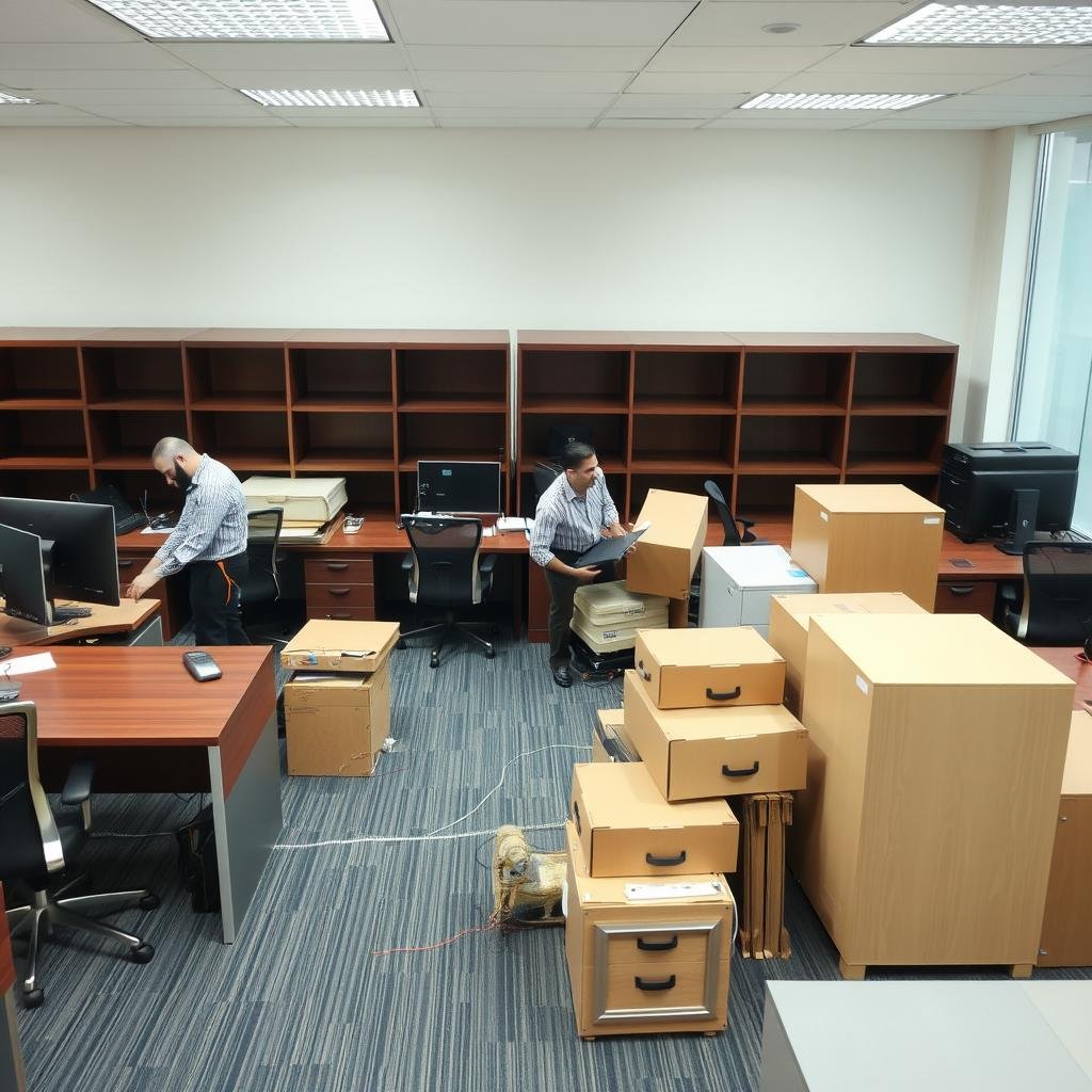 نقل المكاتب والأثاث المكتبي من الرياض إلى بيشة