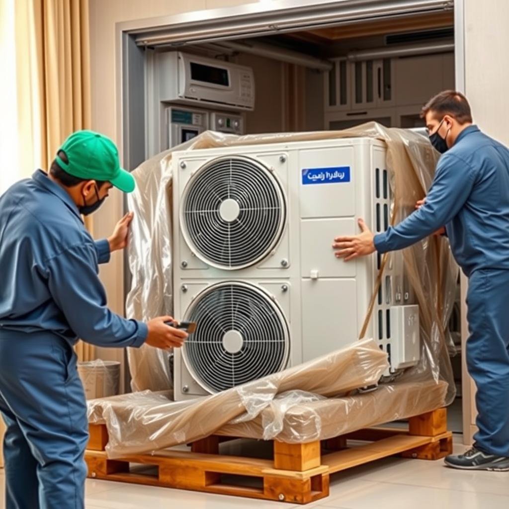 نقل المكيفات من الرياض إلى بيشة