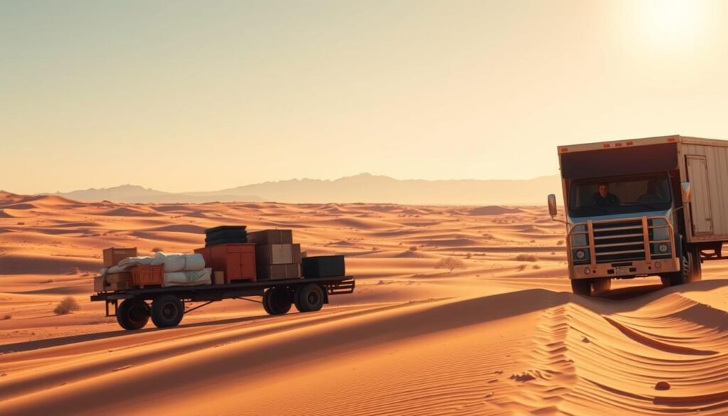 نقل عفش إلى الحدود الشمالية