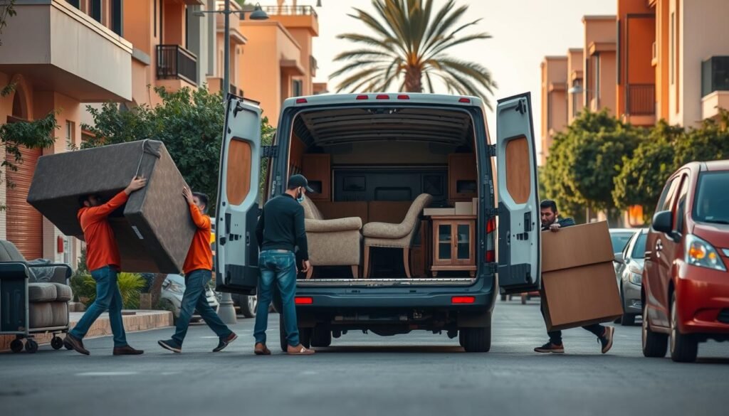 نقل عفش من الدمام إلى أبها