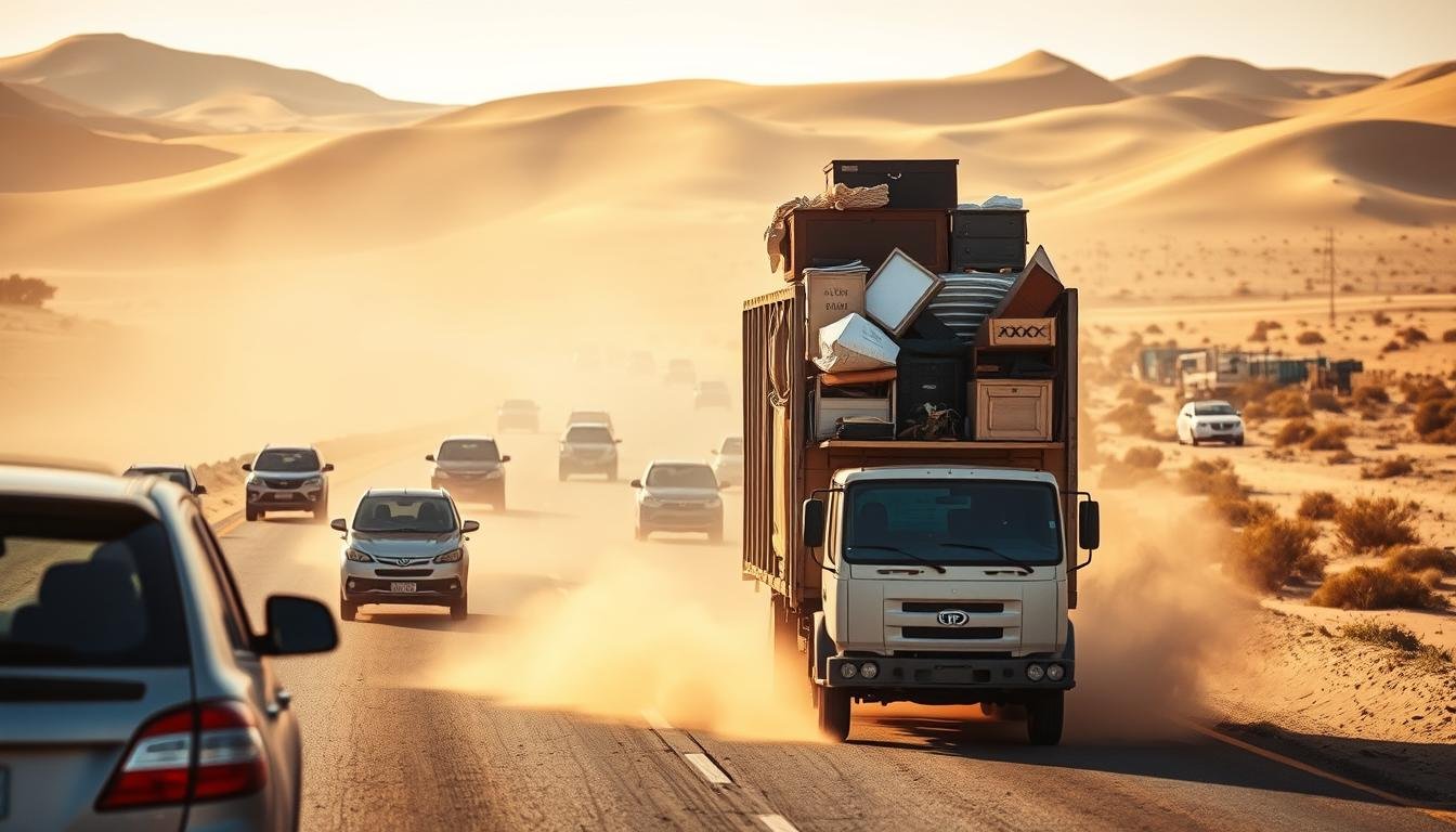 نقل عفش من الدمام إلى الباحة