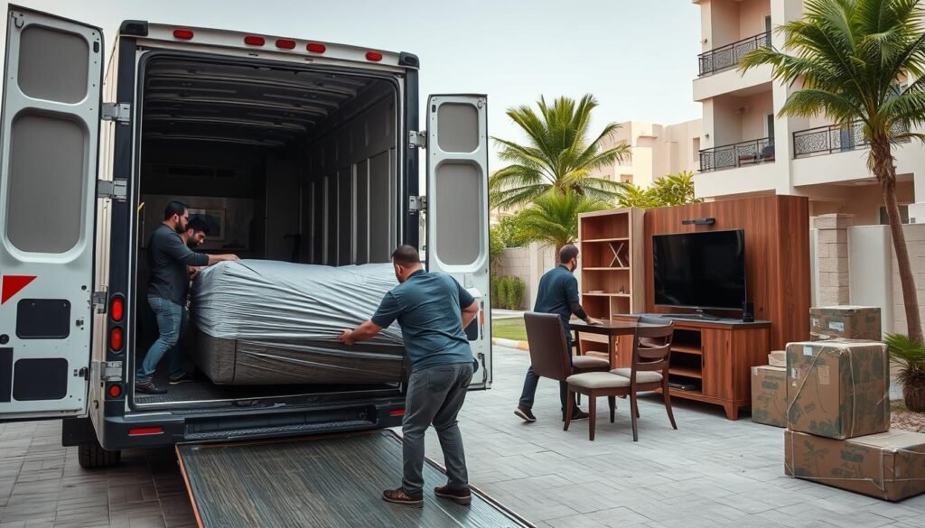 نقل عفش من الدمام إلى الباحة