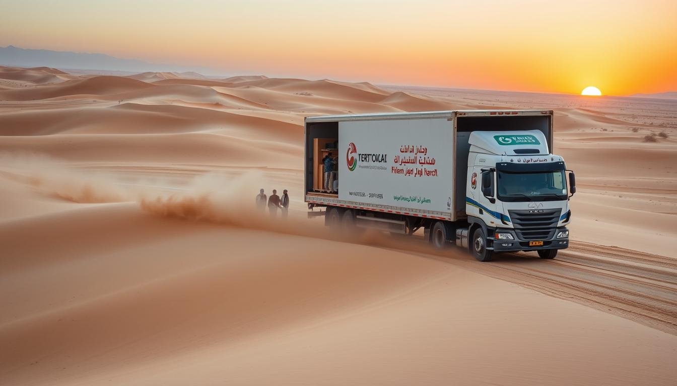 نقل عفش من الدمام إلى الجوف