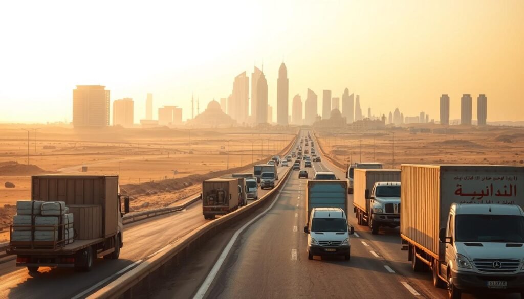 نقل عفش من الدمام إلى الرياض