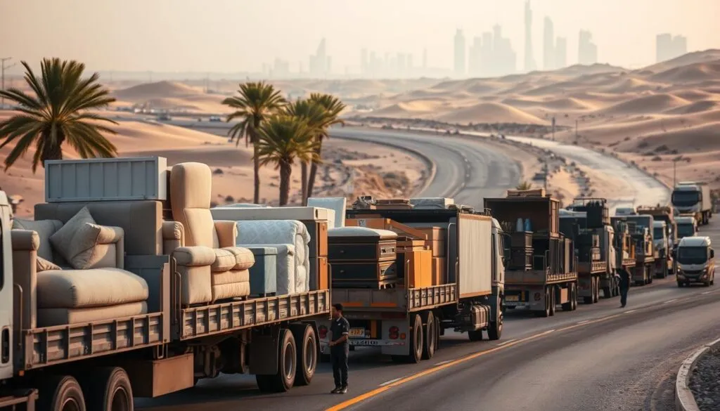 نقل عفش من الدمام إلى الرياض