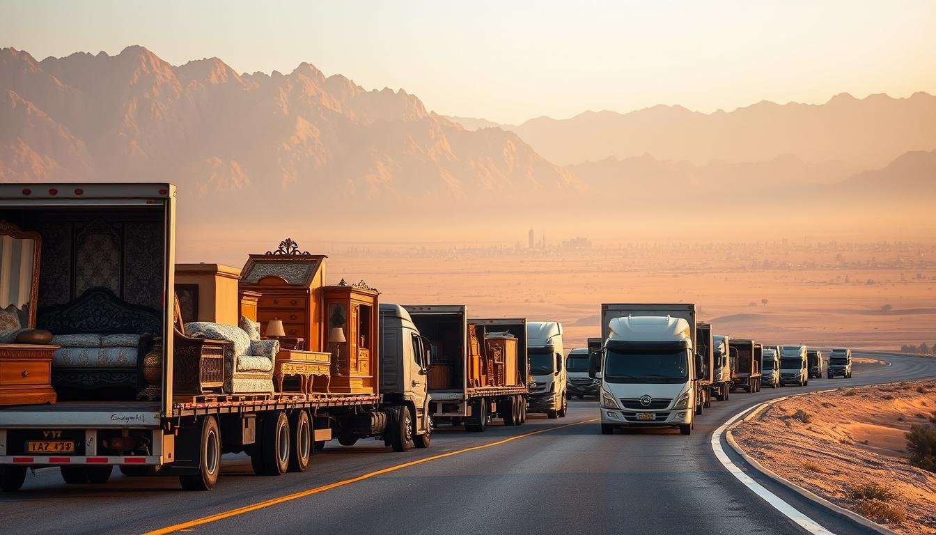 نقل عفش من الدمام إلى الطائف